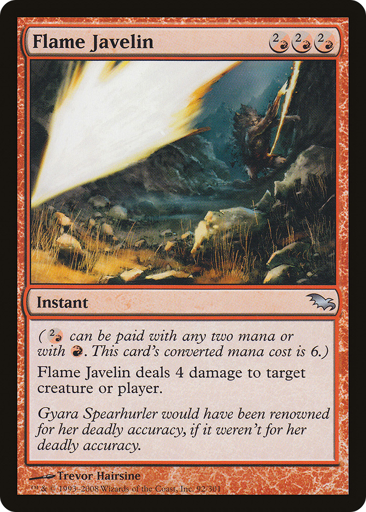 Flame Javelin (SHM-092) - Shadowmoor