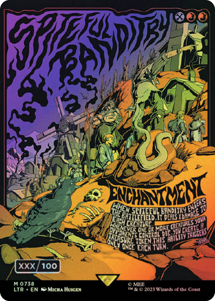 Spiteful Banditry (Borderless Poster) (Serial Numbered) (738) (LTR)