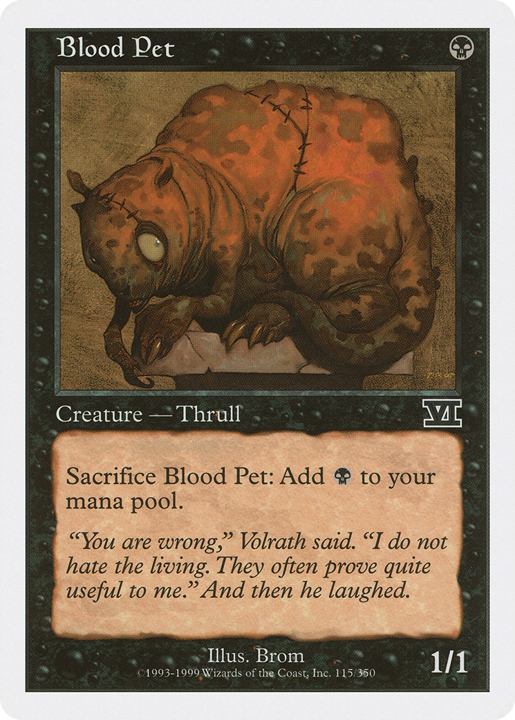 Blood Pet (115) (6ED)
