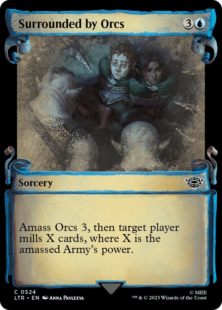 Surrounded by Orcs (Showcase Scrolls) (524) (LTR)