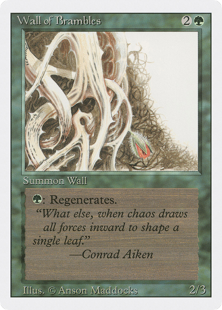 Wall of Brambles (3ED)