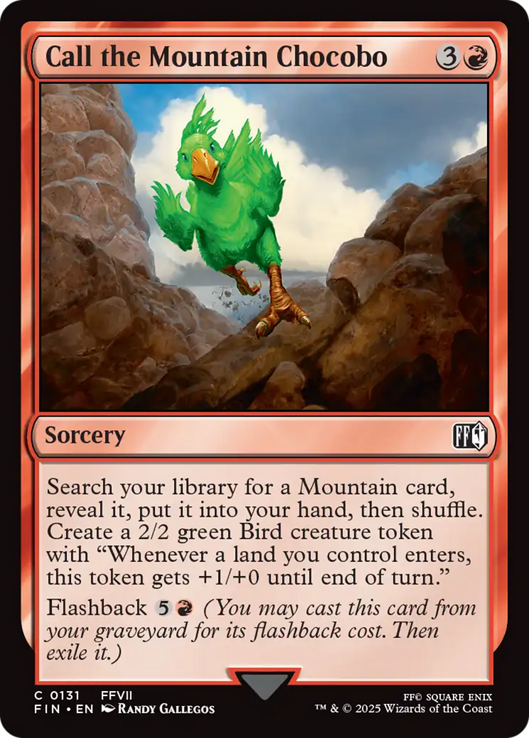 Call the Mountain Chocobo (131) (FIN)