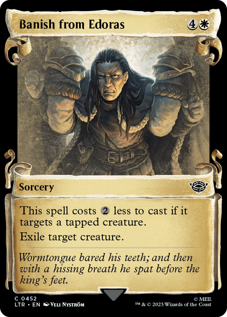 Banish from Edoras (Showcase Scrolls) (452) (LTR)