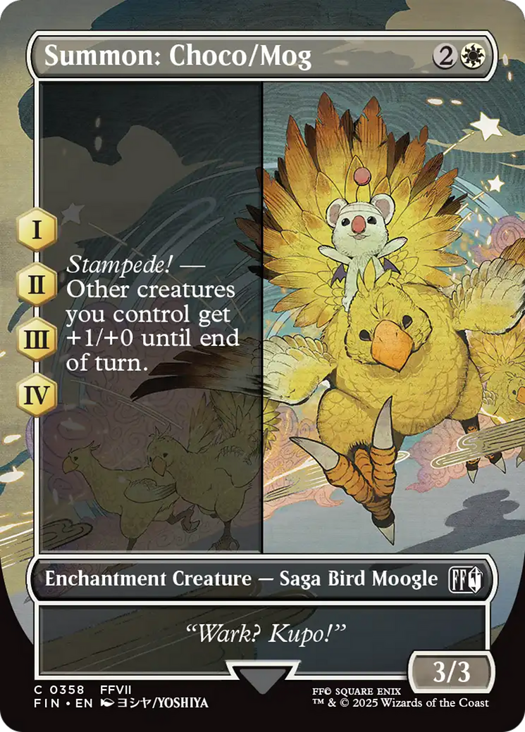Summon: Choco/Mog (Borderless) (358) (FIN)