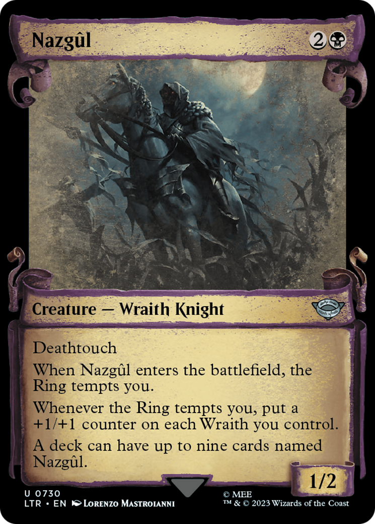 Nazgul (0730) (Showcase Scrolls) (730) (LTR)