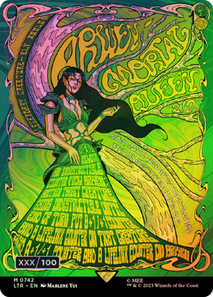 Arwen, Mortal Queen (Borderless Poster) (Serial Numbered) (742) (LTR)