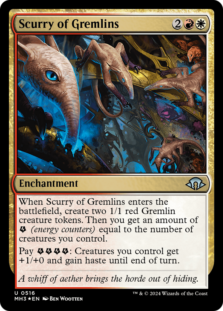 Scurry of Gremlins (Ripple Foil) (516) (MH3)