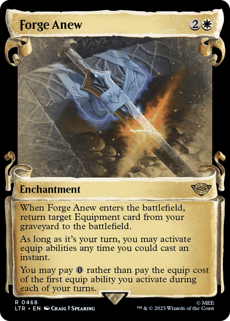 Forge Anew (Showcase Scrolls) (468) (LTR)