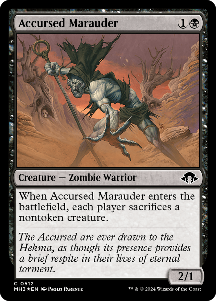 Accursed Marauder (Ripple Foil) (512) (MH3)
