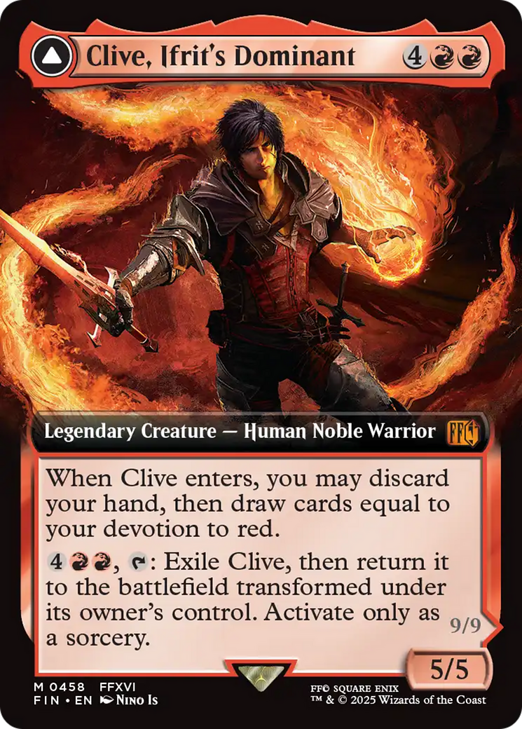 Clive, Ifrit's Dominant (Extended Art) (458) (FIN)