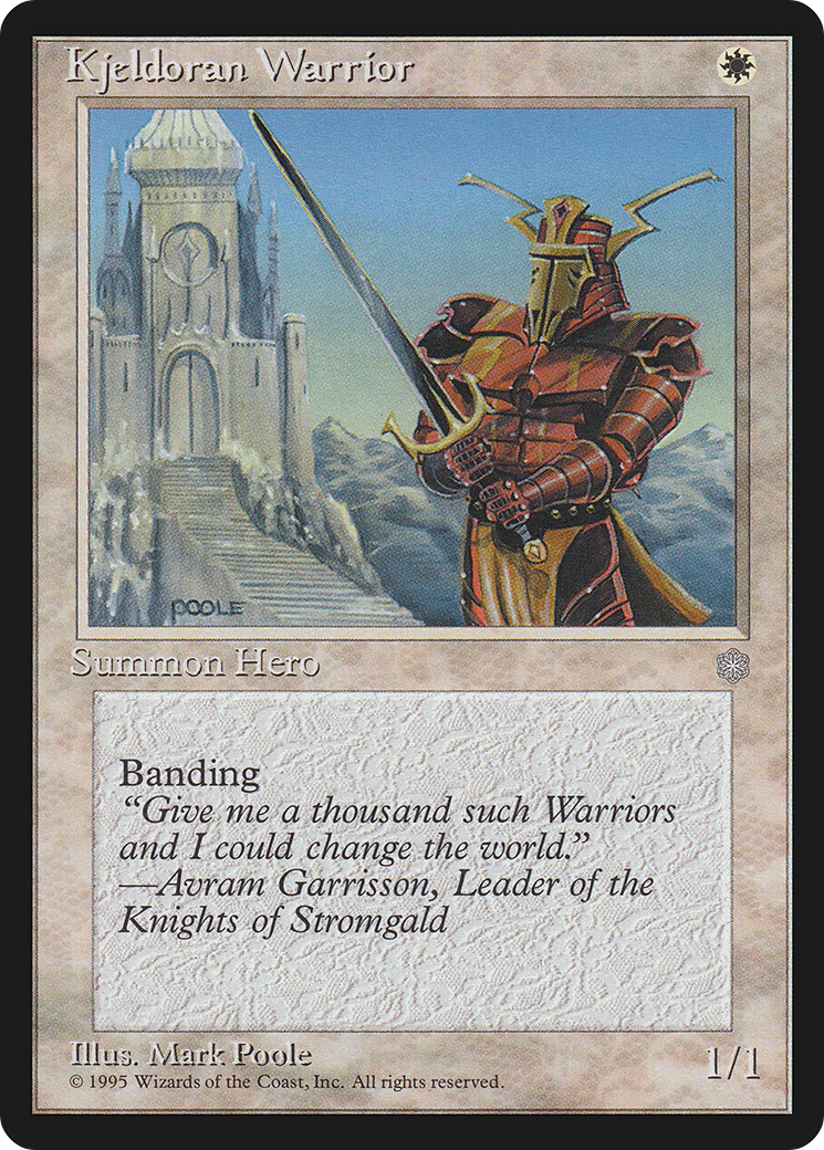 Kjeldoran Warrior (ICE)