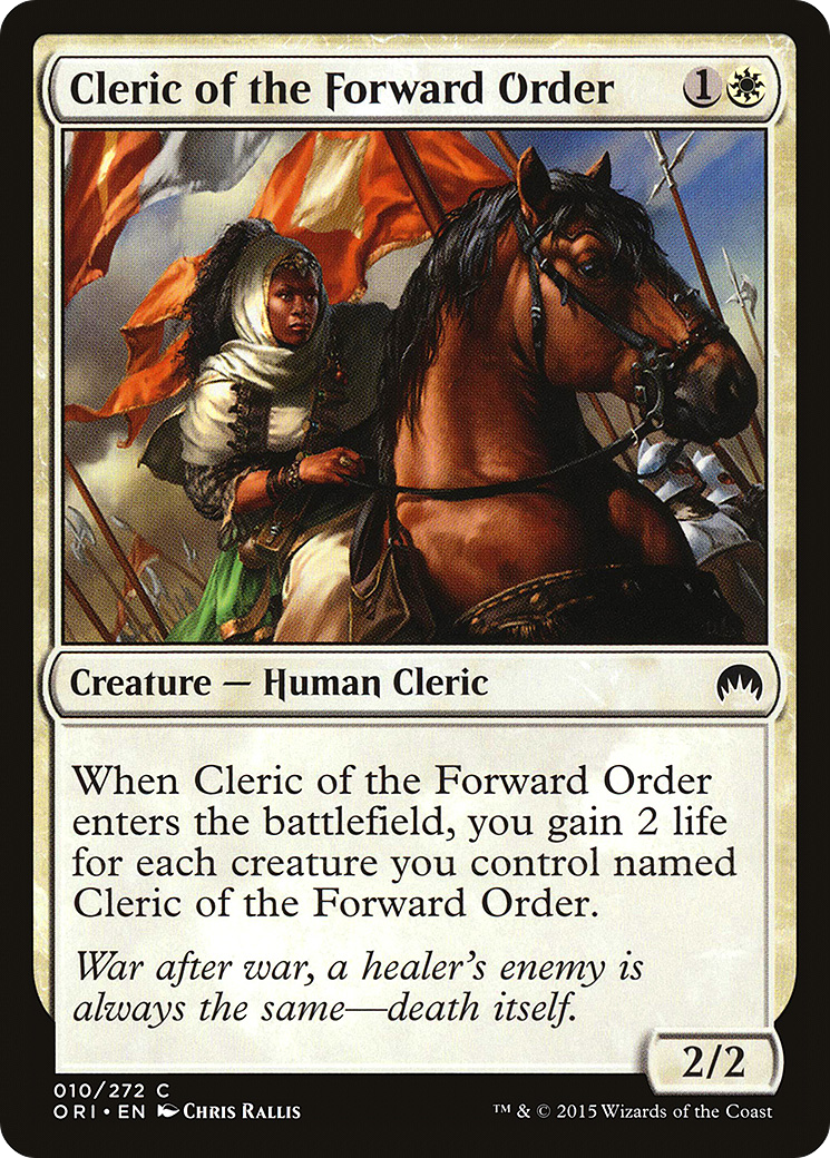 Cleric of the Forward Order (10) (ORI)