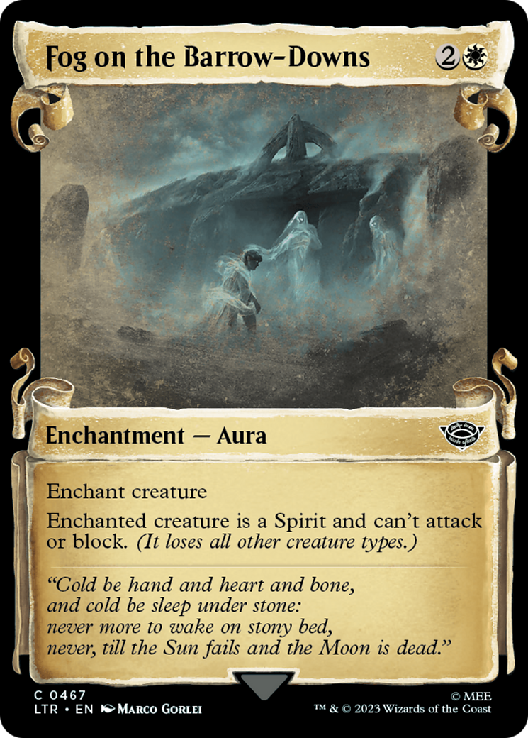 Fog on the Barrow-Downs (Showcase Scrolls) (467) (LTR)