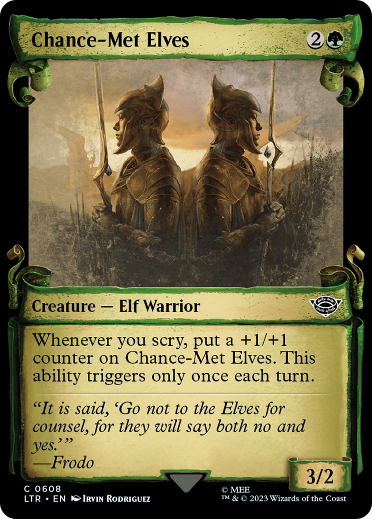 Chance-Met Elves (Showcase Scrolls) (608) (LTR)
