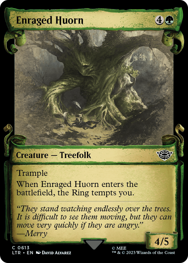 Enraged Huorn (Showcase Scrolls) (613) (LTR)