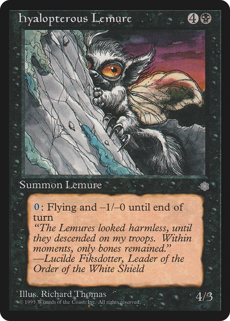 Hyalopterous Lemure (ICE)