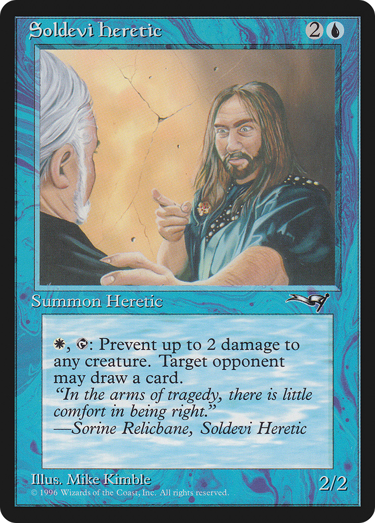 Soldevi Heretic (Blue Robe) (50) (ALL)