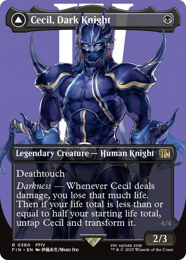 Cecil, Dark Knight (Borderless) (380) (FIN)