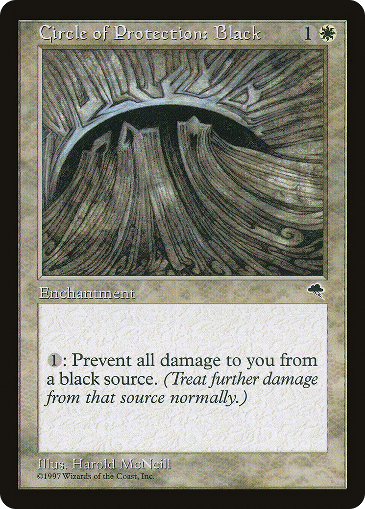 Circle of Protection: Black (8) (TMP)