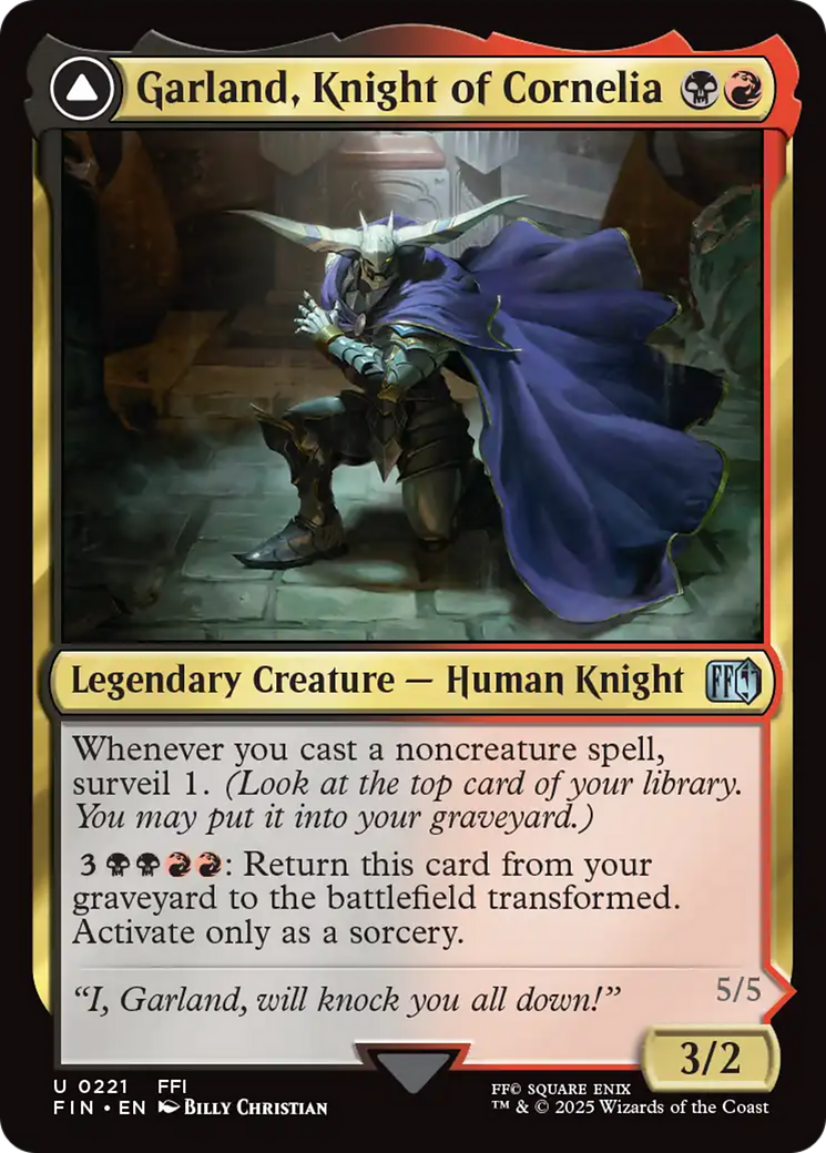Garland, Knight of Cornelia (221) (FIN)