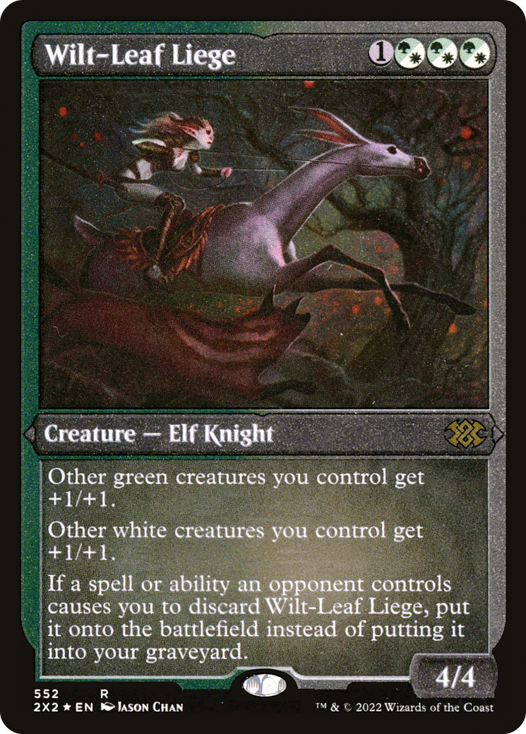 Wilt-Leaf Liege (2X2-552) - Double Masters 2022 Foil