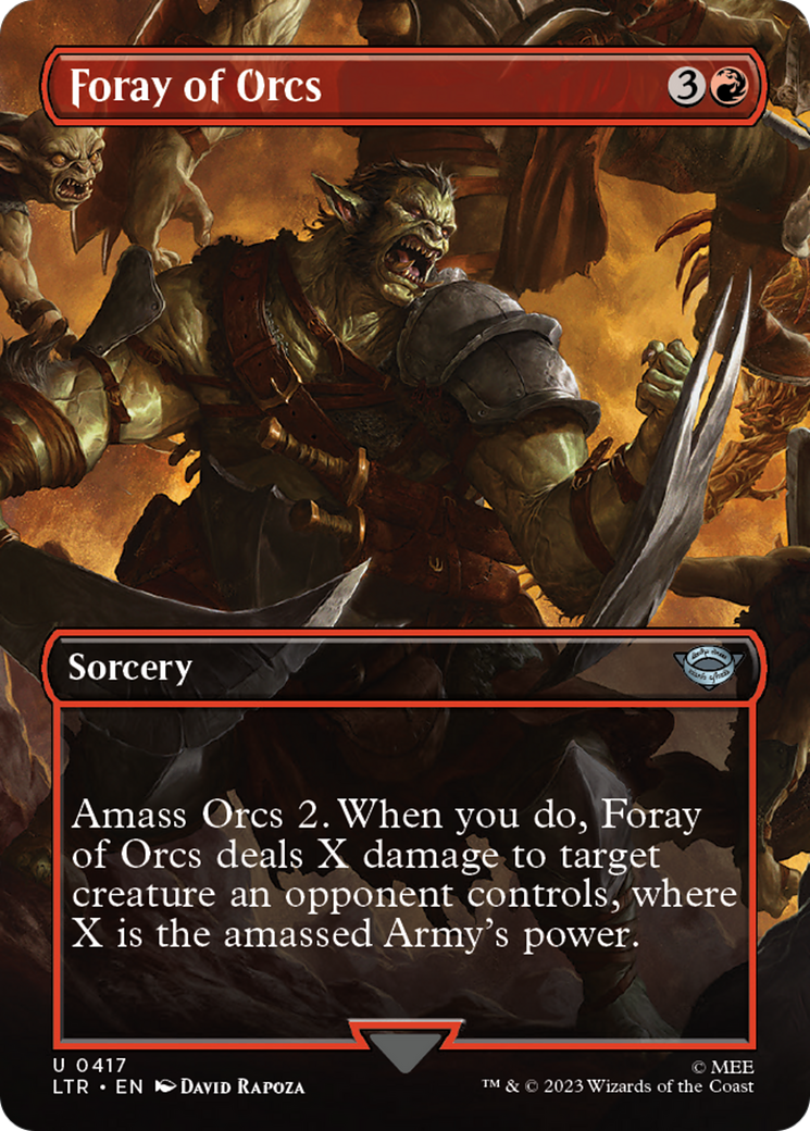 Foray of Orcs (Borderless) (417) (LTR)