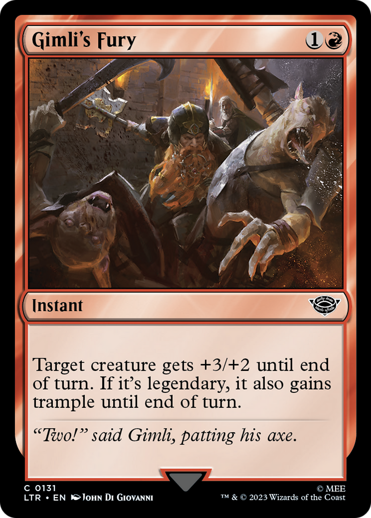 Gimli's Fury (131) (LTR)