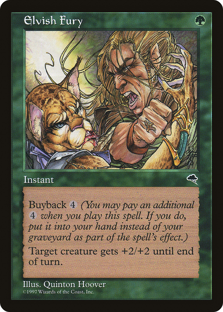 Elvish Fury (226) (TMP)