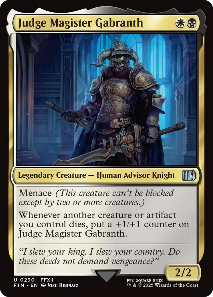 Judge Magister Gabranth (230) (FIN)