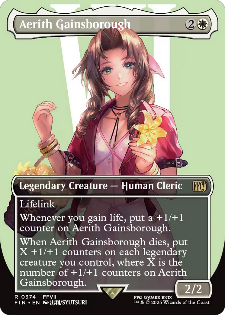 Aerith Gainsborough (Borderless) (374) (FIN)