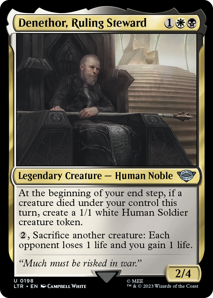 Denethor, Ruling Steward (198) (LTR)