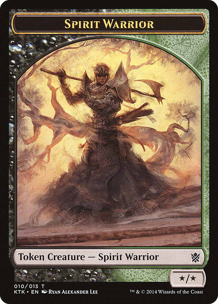 Spirit Warrior Token (10) (KTK)