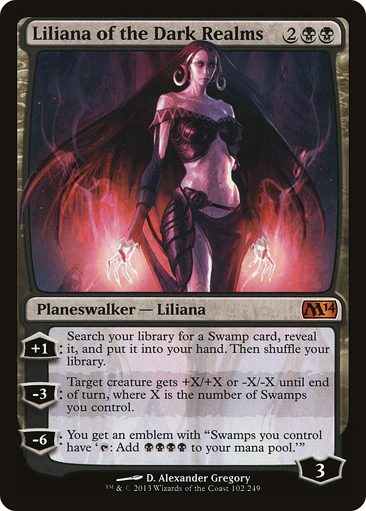 Liliana of the Dark Realms (102) (M14)