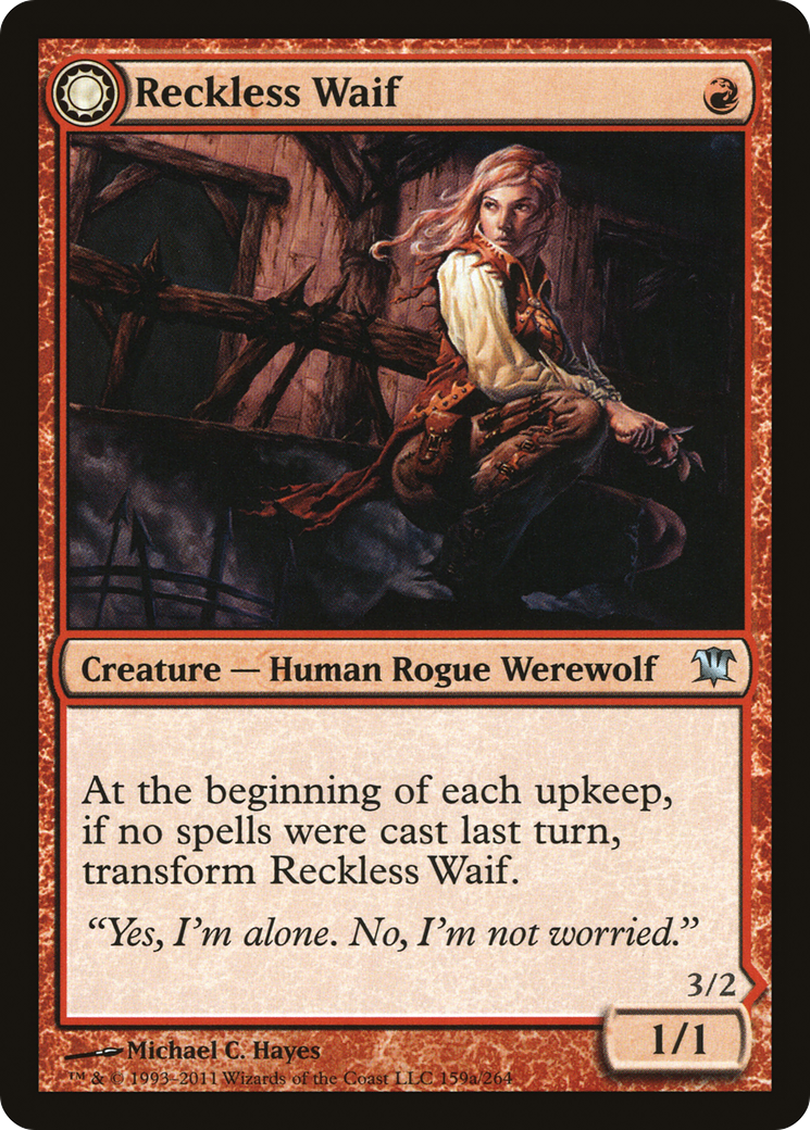 Reckless Waif (ISD-159) - Innistrad: (Double Faced Transform) Foil