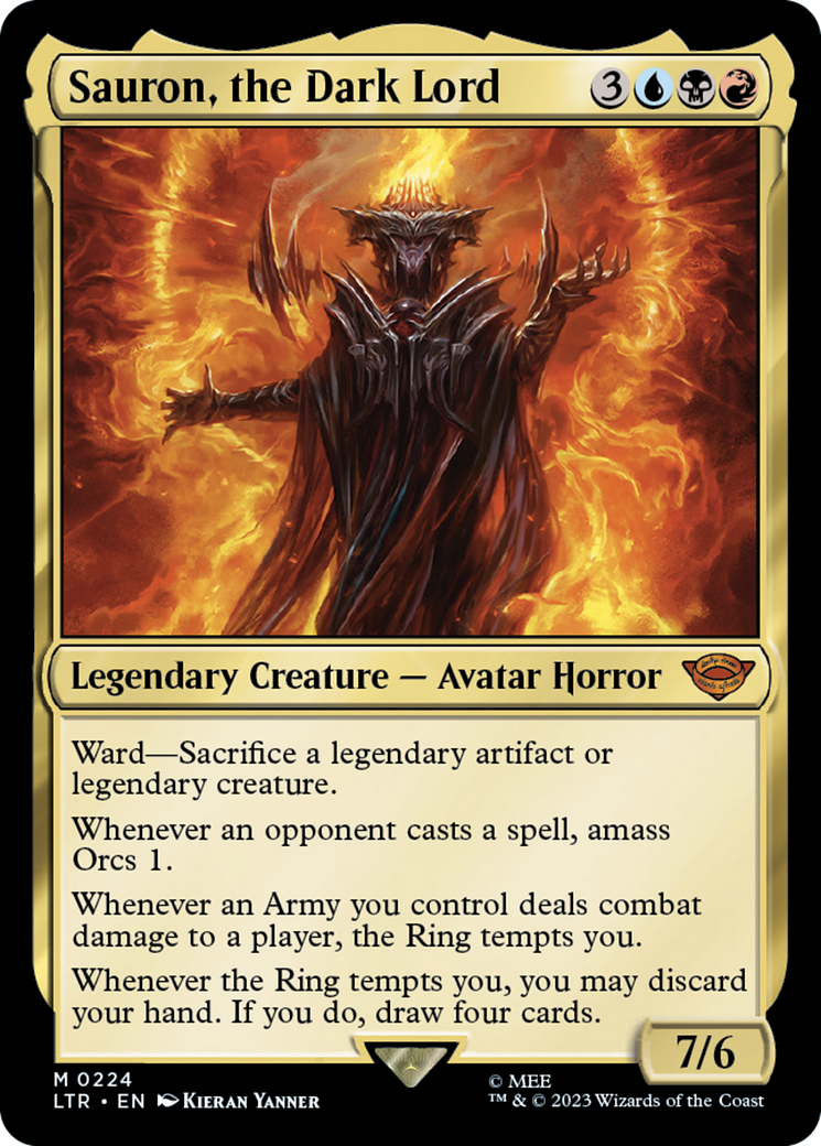 Sauron, the Dark Lord (224) (LTR)