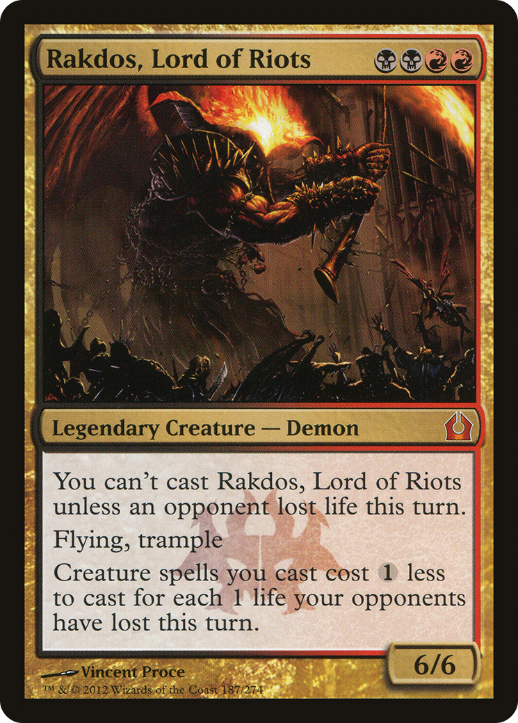 Rakdos, Lord of Riots (187) (RTR)