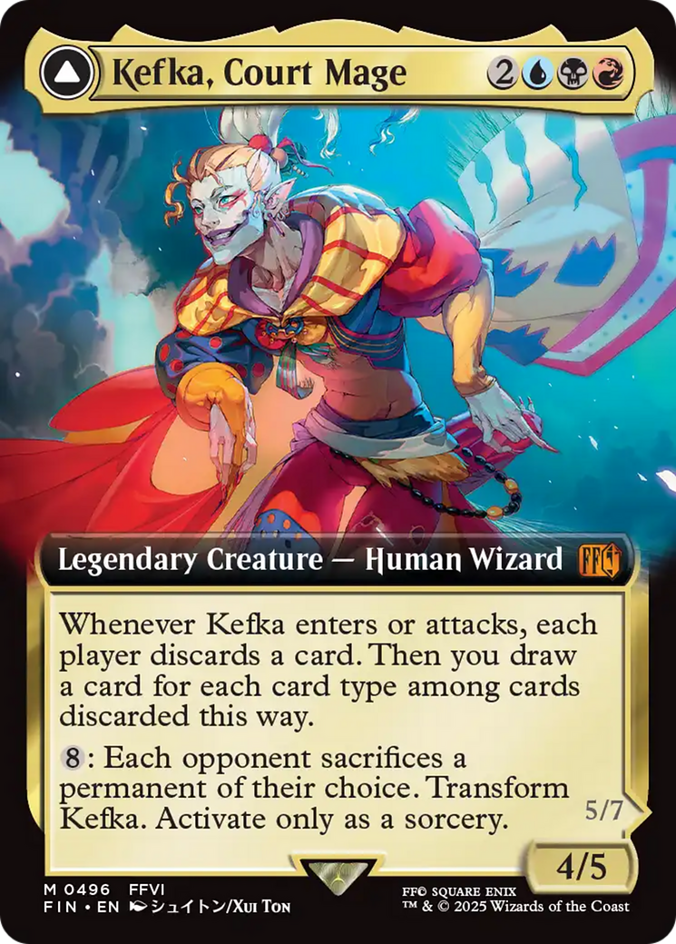 Kefka, Court Mage (Extended Art) (496) (FIN)