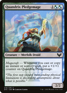Quandrix Pledgemage (STX-219) - Strixhaven: School of Mages