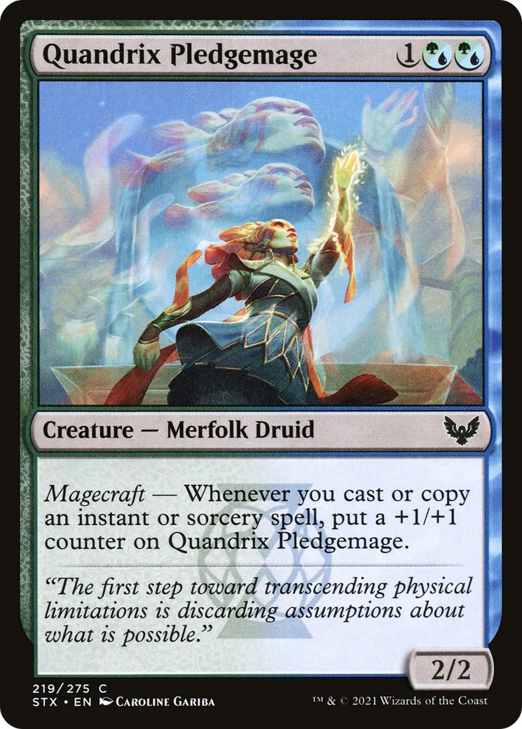 Quandrix Pledgemage (STX-219) - Strixhaven: School of Mages