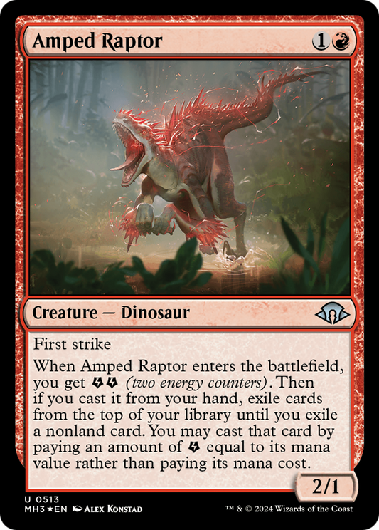 Amped Raptor (Ripple Foil) (513) (MH3)