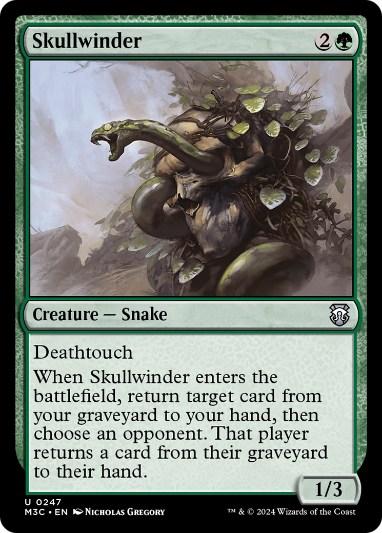 Skullwinder (M3C-247) - Modern Horizons 3 Commander Ripple Foil