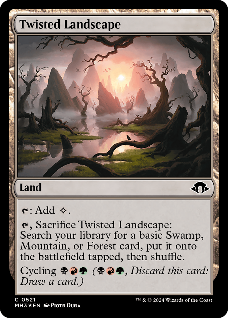 Twisted Landscape (Ripple Foil) (521) (MH3)