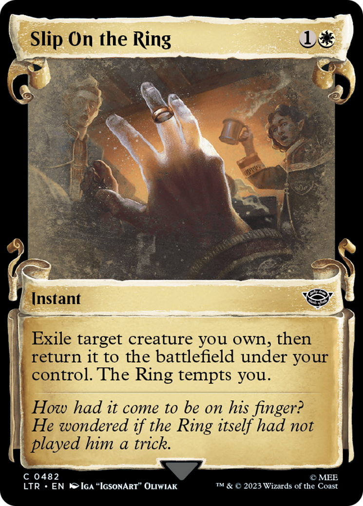 Slip on the Ring (Showcase Scrolls) (482) (LTR)