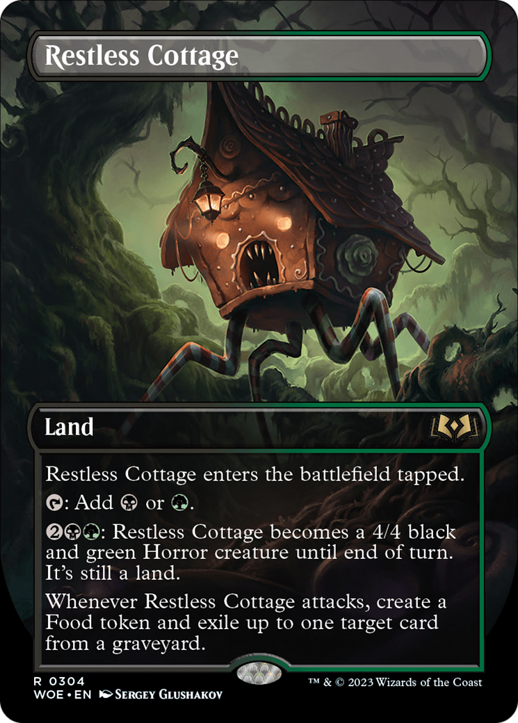 Restless Cottage (Borderless) (WOE-304) - Wilds of Eldraine (Borderless) Foil