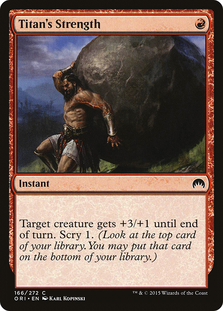 Titan's Strength (166) (ORI)