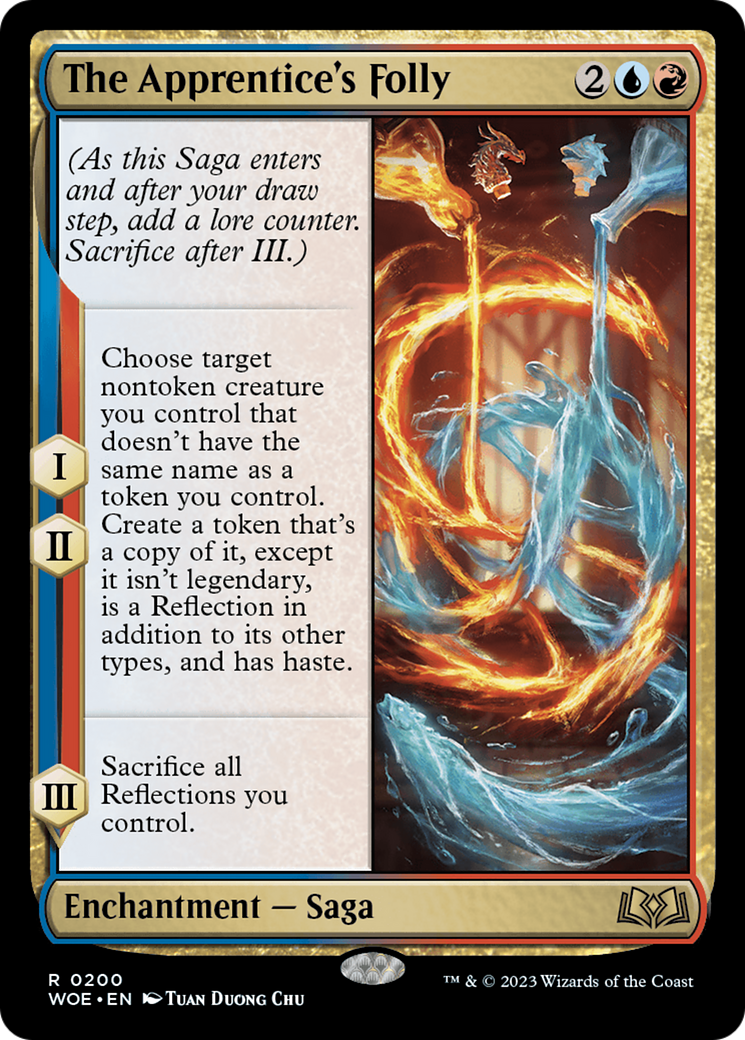 The Apprentice's Folly (WOE-200) - Wilds of Eldraine Foil