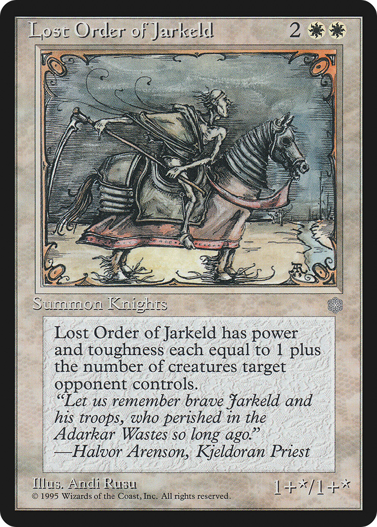 Lost Order of Jarkeld (ICE)