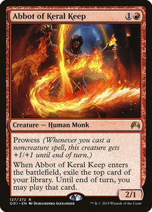 Image for Abbot of Keral Keep (127) (ORI) - Magic: The Gathering