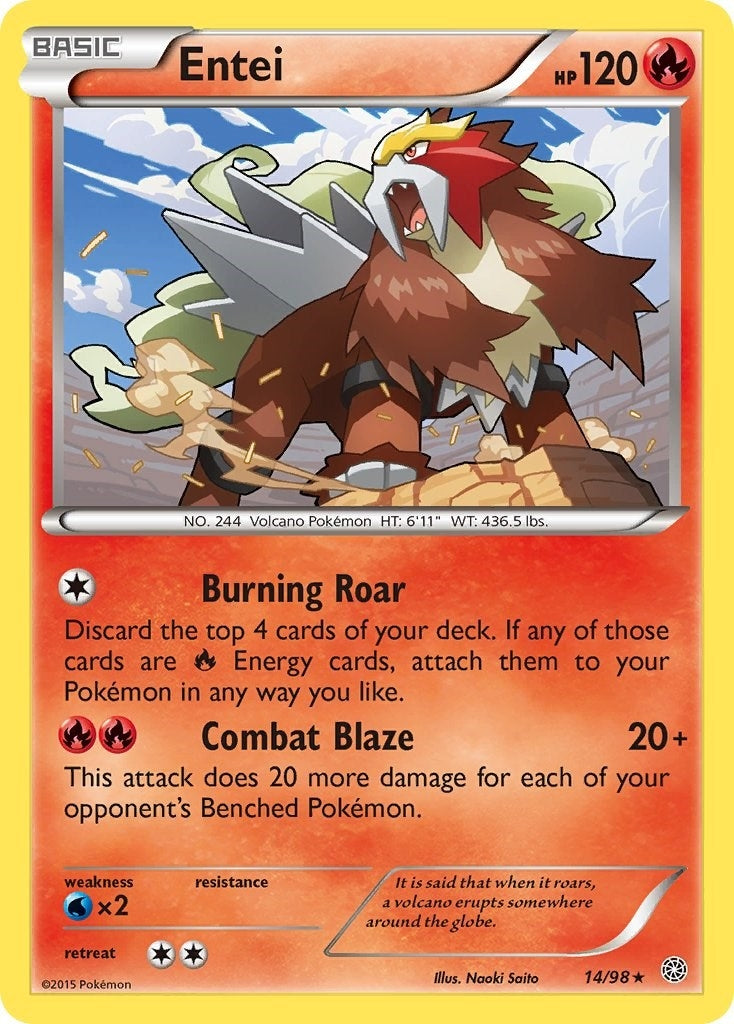 Entei (14) (14/98) (XY - Ancient Origins)