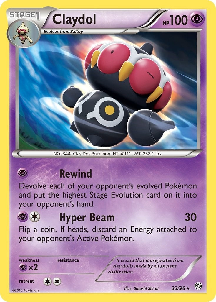 Claydol (33/98) (XY - Ancient Origins)